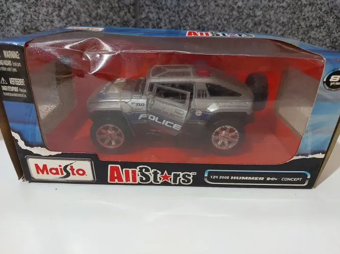 Miniatura Maisto Hummer Police escala 1:24