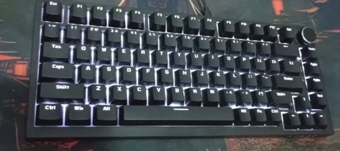 Teclado mecânico ajazz ak820 75%