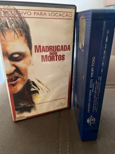 Fita VHS fime terror clássico Madrugada dos Mortos