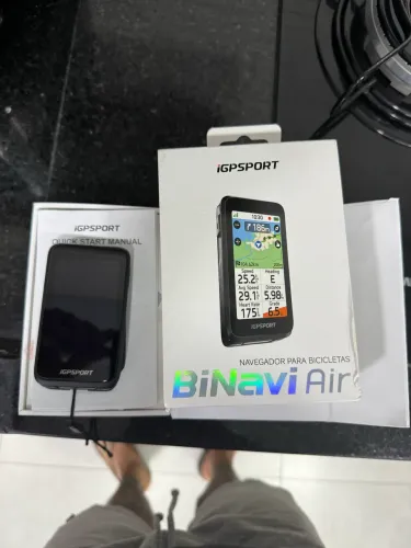 Gps Bike Igpsport Binavi Air Touch Screen Bluetooth Preto