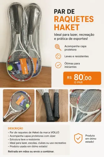 Par de Raquetes vollo