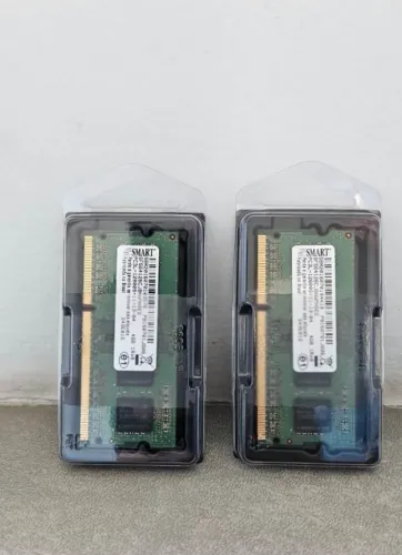 Memória RAM DDR3 8GB (2x4GB) Notebook Pcl3-12800s