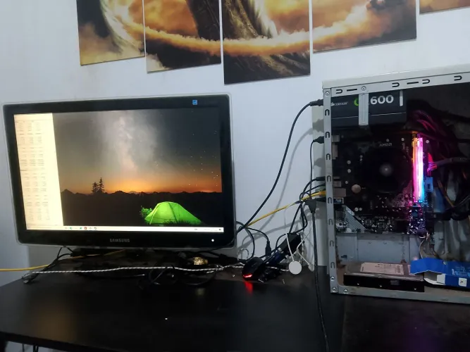 Computador completo Ryzen 16gb ram/monitor 24