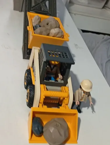 Raro Playmobil 4041 Retroescavadeira