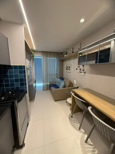 Amaralina - 1 quarto - Porteira Fechada - Frente Mar - Vaga Privativa