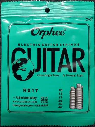CORDA ENCORDOAMENTO PARA GUITARRA ORPHE  RX17 10/46