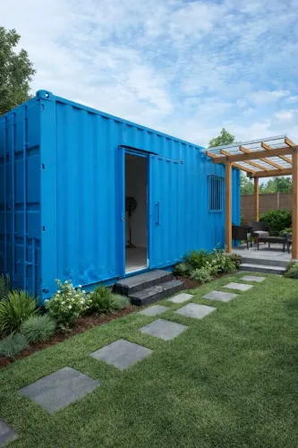 Fabricação de casas e kitnets em container 