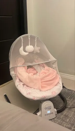 CADEIRA DE BALANÇO ELÉTRICA PARA BEBÊ