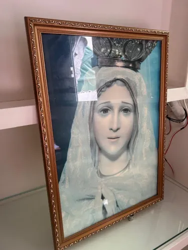 Quadro Religioso - Sagrado Coração de Jesus em Alto-Relevo