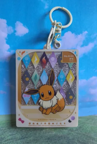 Pokemon Center Oficial Eevee Shake Glitter Raro