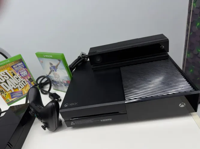 XBOX ONE FAT ORIGINAL COMPLETO KINECT JOGOS