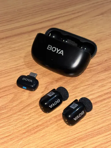 Microfone Lapela Boya Mini