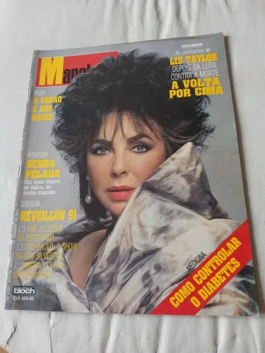 Revista manchete liz Taylor garimpo serra pelada Adriana Esteves