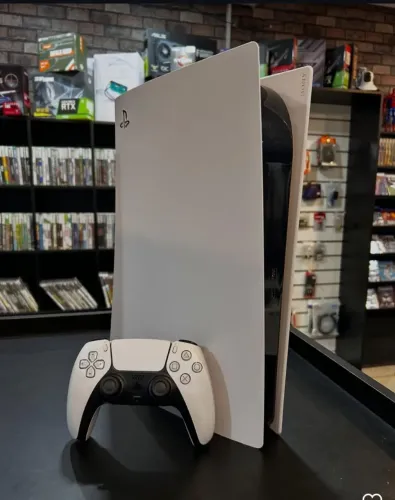 Playstation 5 + controle 1 ano de garantia mídia física e digital
