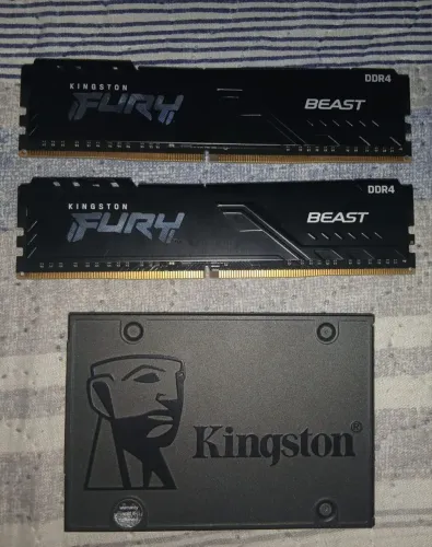 Memória RAM 8 gigas DDR4 SSD 1T