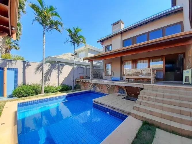 Sobrado para alugar em Campinas, Alphaville Dom Pedro, com 4 suítes, com 420 m²
