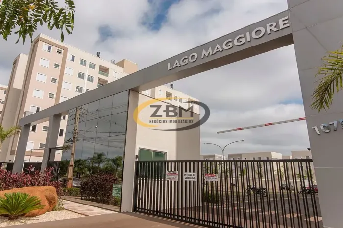 Apartamento para locação, Edifício Lago Maggiore, 02 quartos, 01 banheiro, 02 vagas de gar