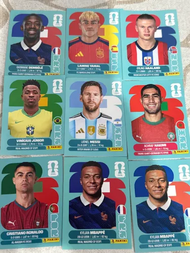 Figurinhas craques album da copa originais