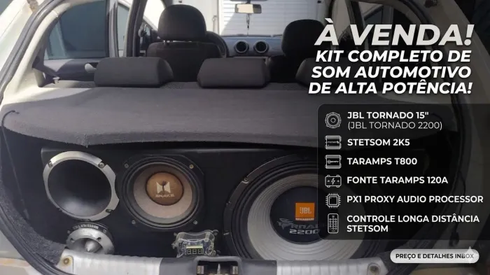 Som automotivo completo 
