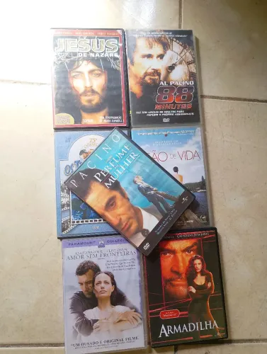 Lote com 7 dvds
