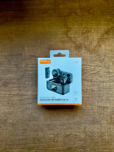 Microfone de Lapela Sem Fio para iPhone (Lightning) - Ideal para Vídeos  