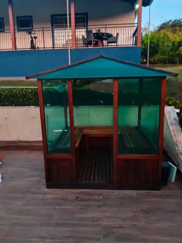 Sauna elétrica a vapor