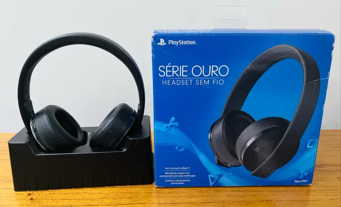 Headset Wireless Sony Gold 7.1- Novo em Folha