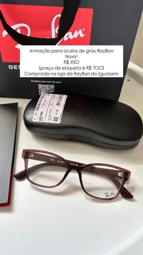 Armação de grau RayBan