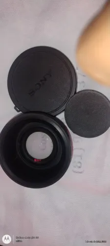 Vêndo lente pra filmadora sony