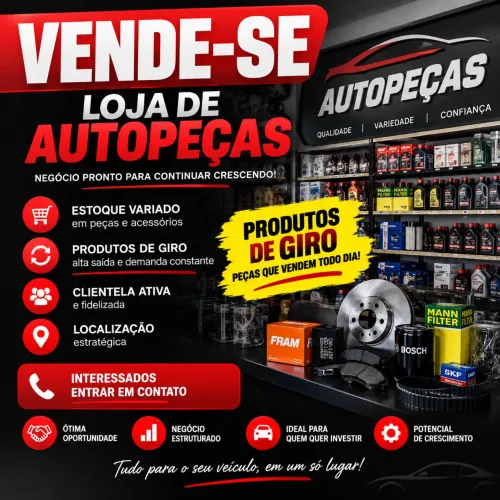 VENDO ESTOQUE COMPLETO DE AUTOPEÇAS