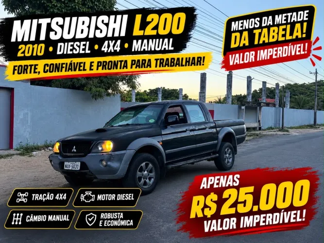 Mitsubishi L200 Outdoor GLS 2.5 4X4 CD TDI Diesel 2010