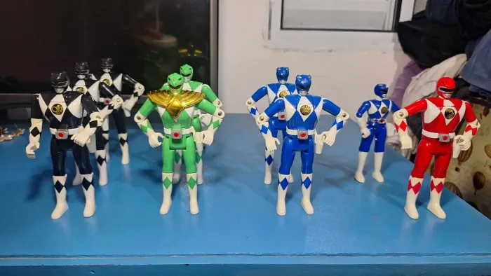 Power rangers vira cabeça,bonecos,unitario !