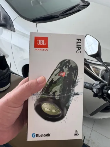 Caixa de Som Jbl Flip 5 Camuflado Bluetooth (Lacrado)