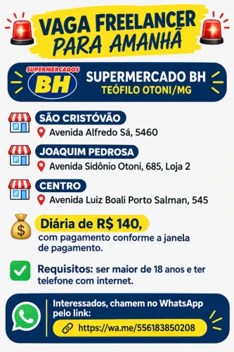 FREELANCER - PROMOTOR DE CARTÃO
