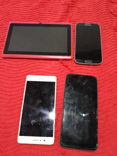Vendo celular tablet quebrado para retirar peça