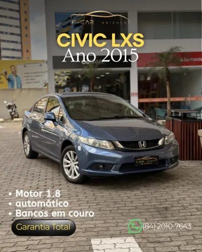 Honda Civic Sedan LXS 1.8/1.8 Flex 16V Aut. 4P 2015