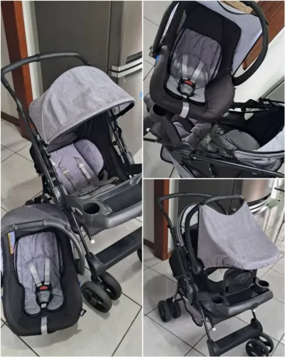 Carrinho e Bebê Conforto SEMI NOVO