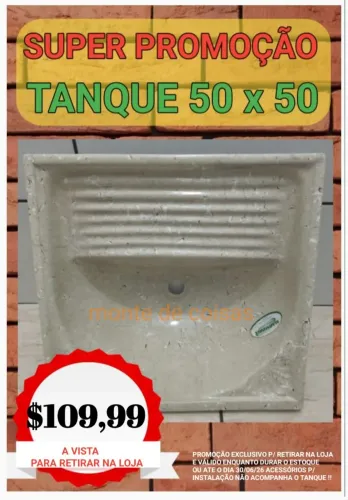 TANQUE FIBRA 50 x 50 !! PROMOÇÃO !!