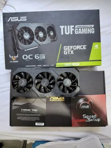 GTX 1660 SUPER ASUS TUF GAMING TRIPLE FAN