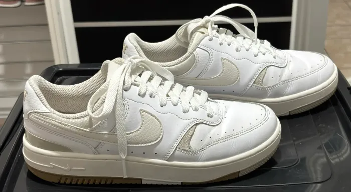 Tênis Nike Gamma Force Original tam 38 - Branco e Bege - Pouco Uso