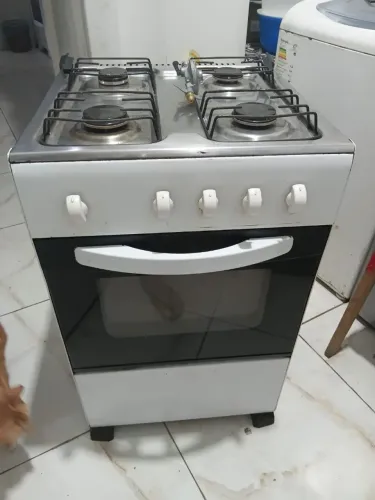 Fogão mai gás e registro