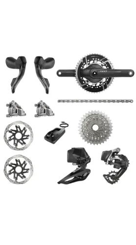 Grupo Sram Red E1 road com medidor de potencia - kit upgrade 