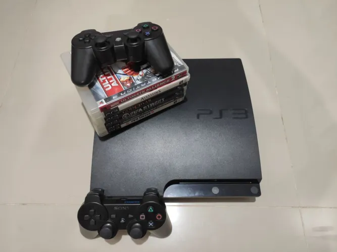 PS3 DESBLOQUEADO+ 6 JOGOS FÍSICOS