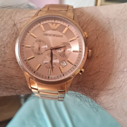Relógio  Emporio Armani Cronograph Importado Selo Vermelho