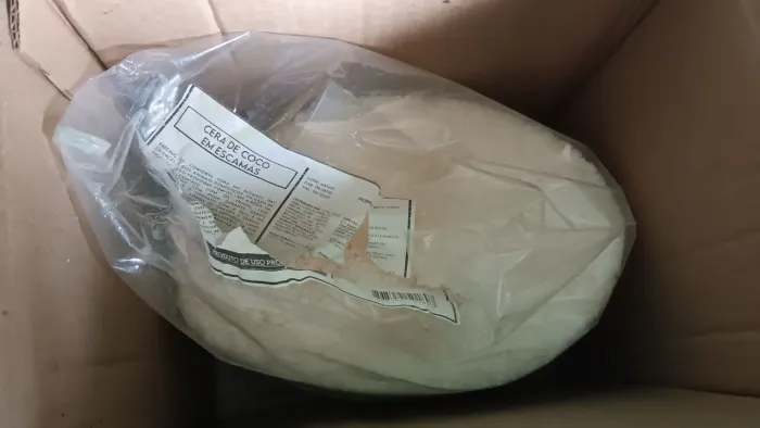 5 kg de Cera de coco em escama