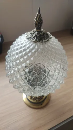 Luminária abacaxi em bronze