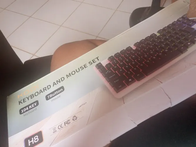 Mouse ped teclado e mouse