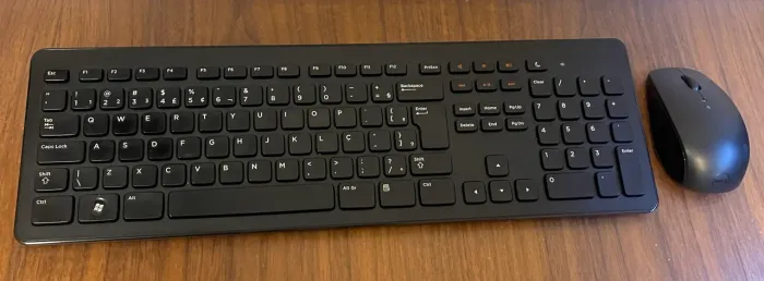 Teclado + Mouse Sem Fio Dell KM632 Original 