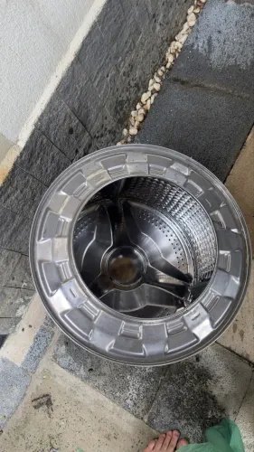 Cesto máquina Lava e Seca empenado