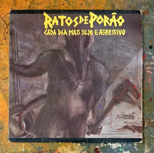 Lp Ratos de Porão - Cada dia mais sujo e agressivo - Edição Original c/ encarte
